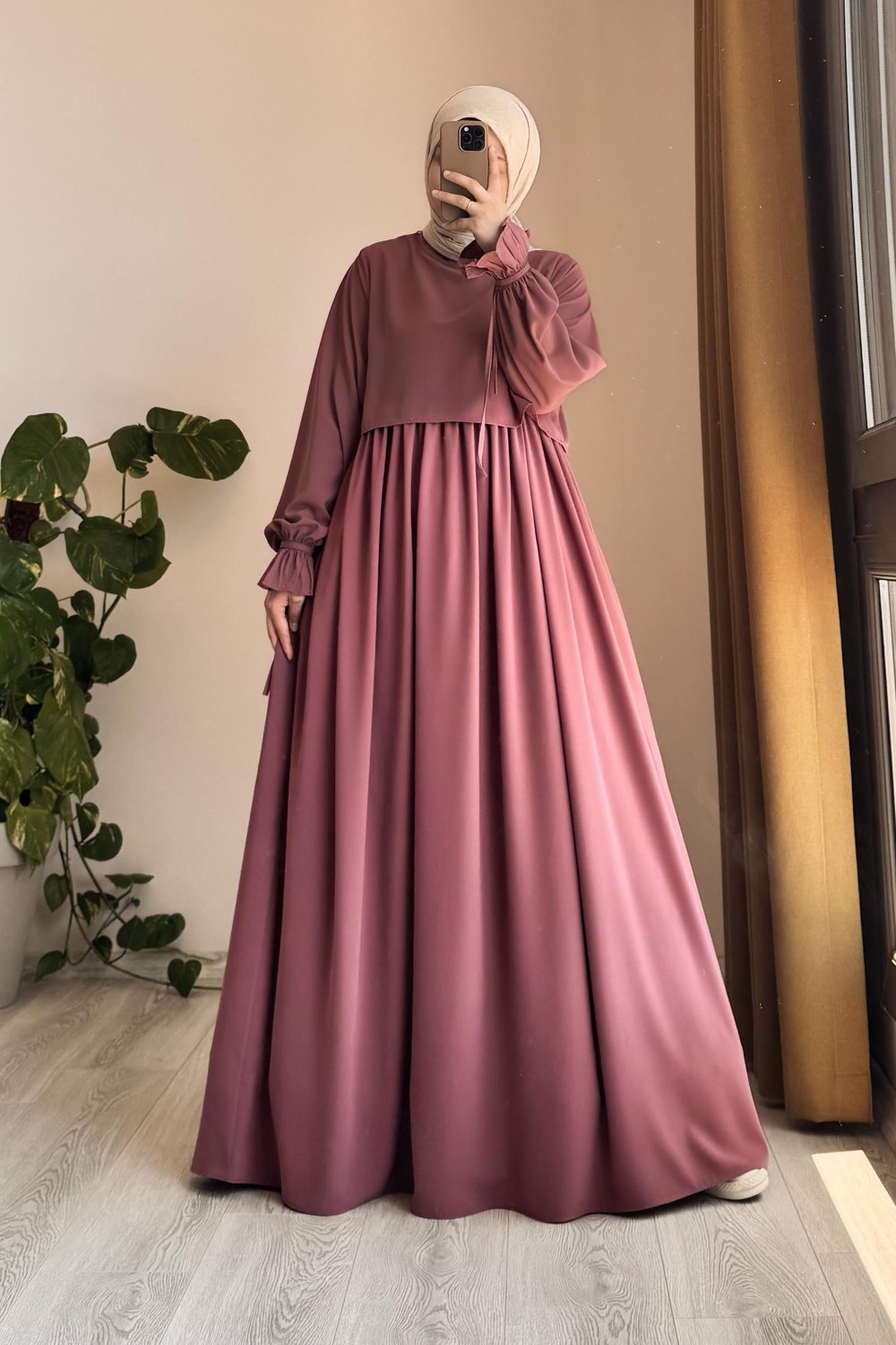 Manolya Elbise - Gül kurusu