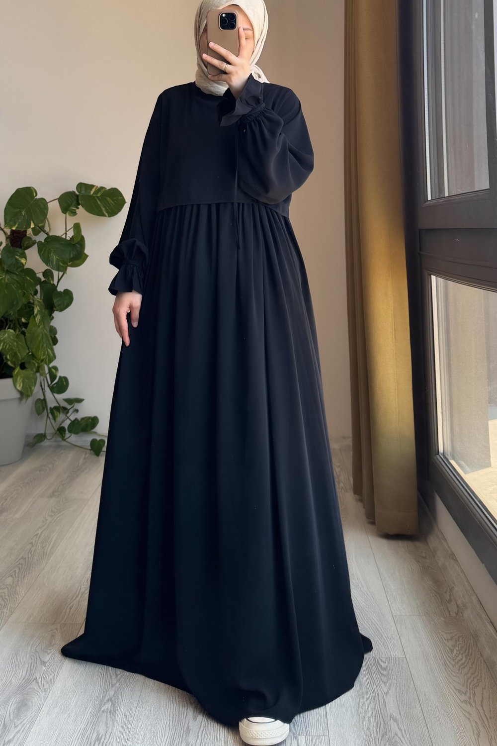 Manolya Elbise - Siyah