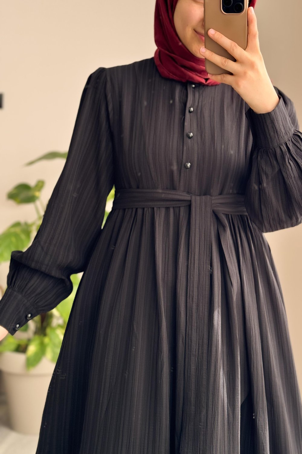 Mihrişah Elbise - Siyah