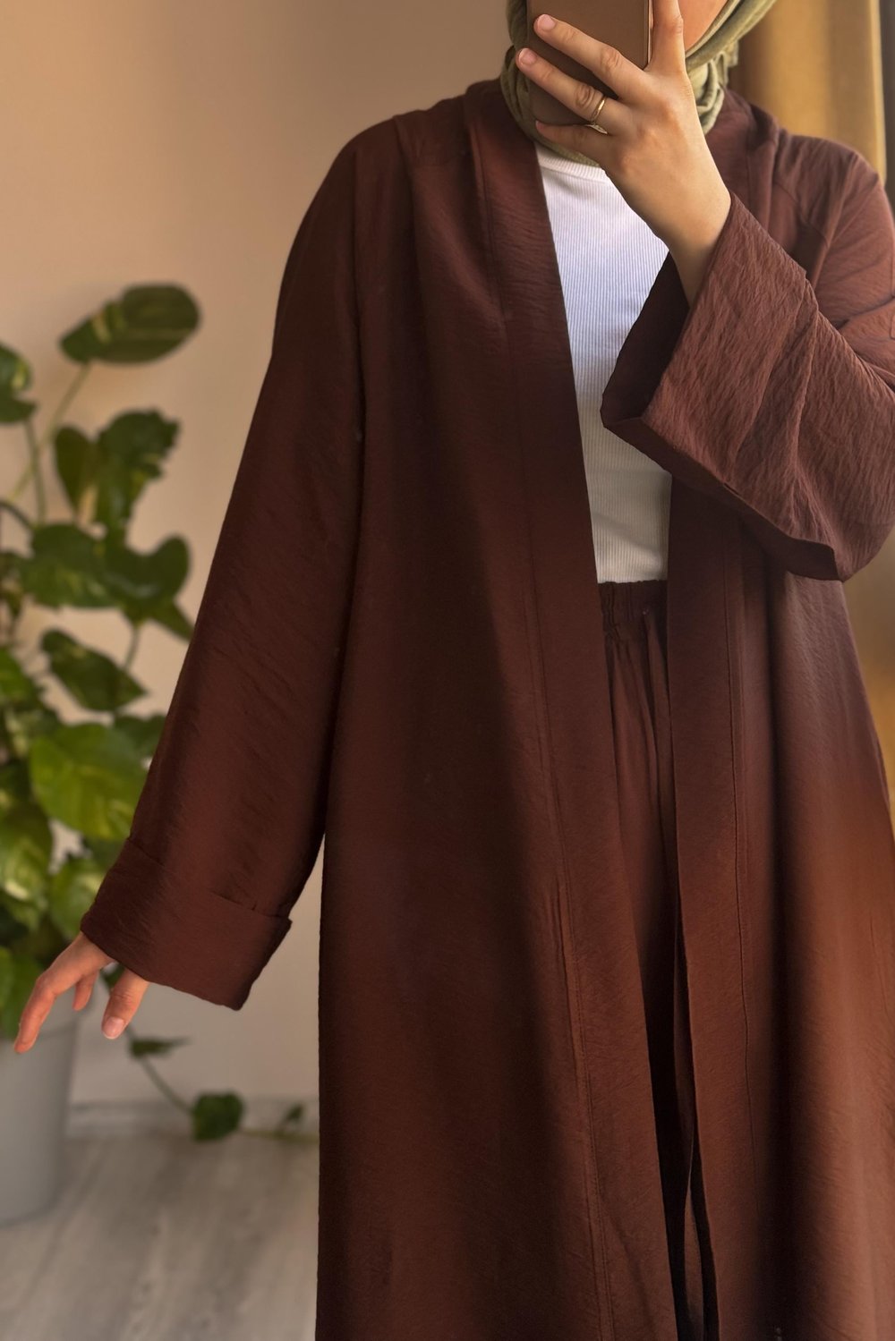 Modal Kimono - Kahve