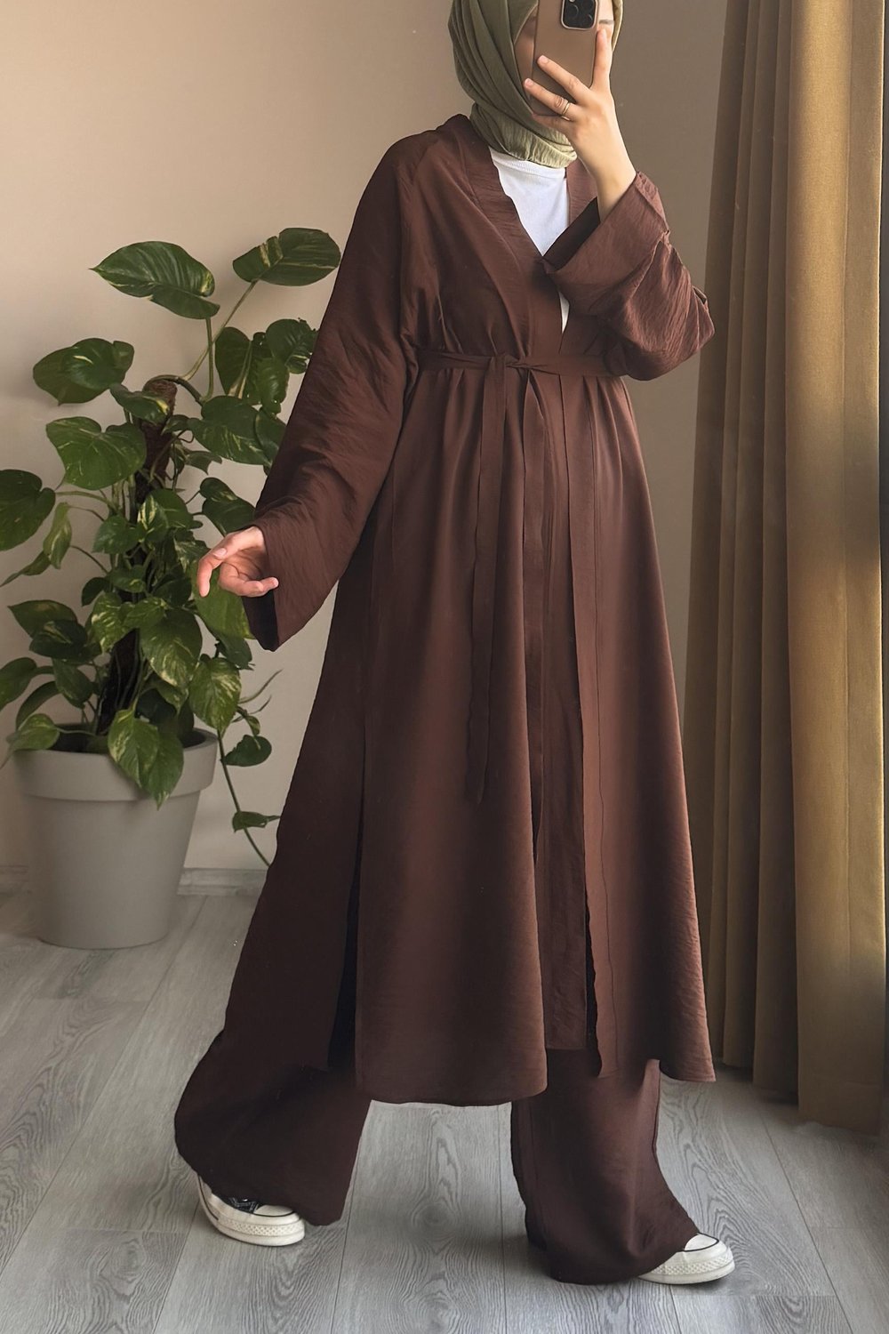 Modal Kimono - Kahve