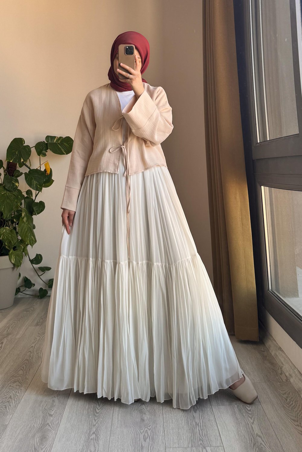 Müslin Ceket - Tereyağ