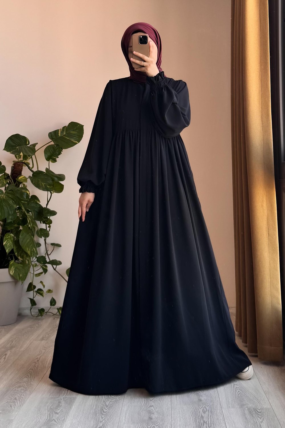 Robalı Ferace - Siyah