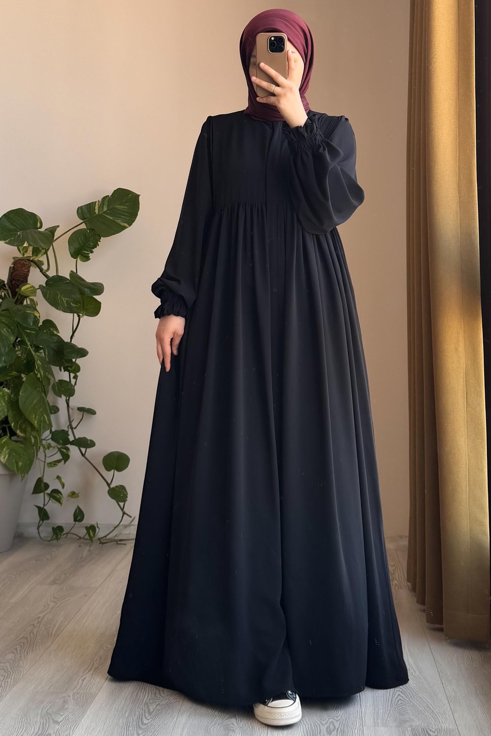 Robalı Ferace - Siyah
