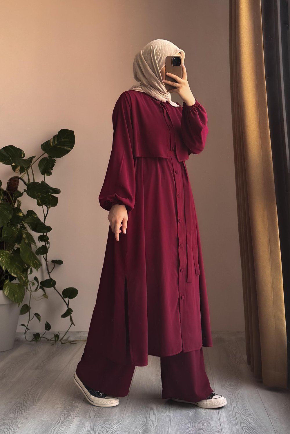 Rüzgarlıklı Takım - Bordo
