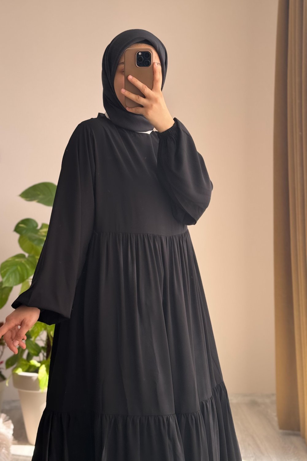 Seyyale Elbise - Siyah