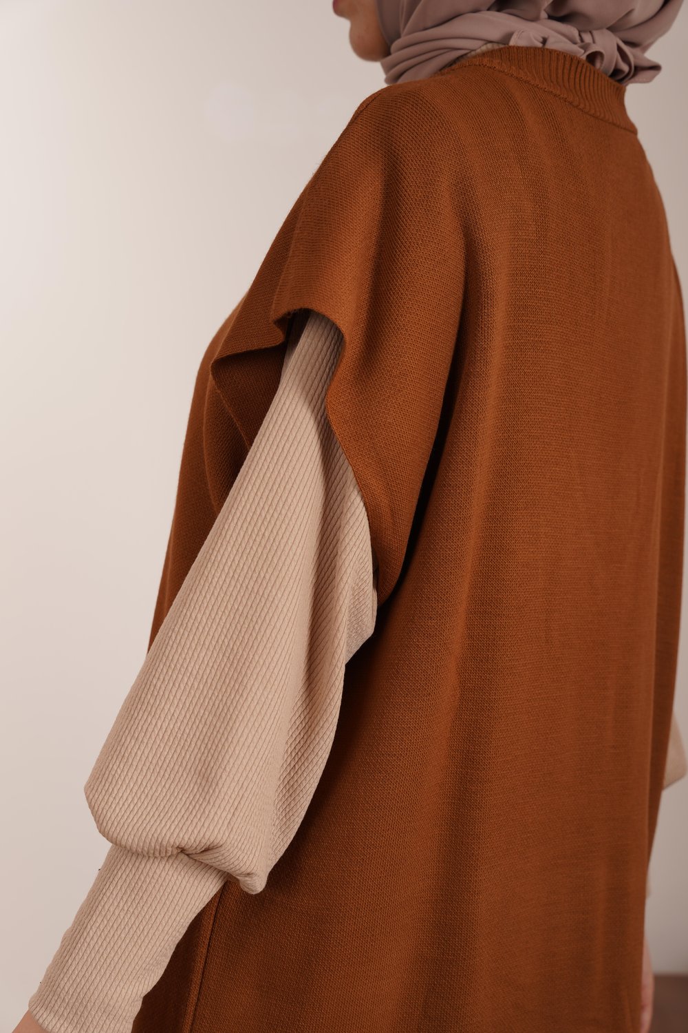 Süveter Tunik - Taba