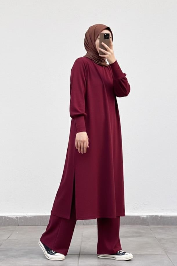 Triko Takım - Bordo