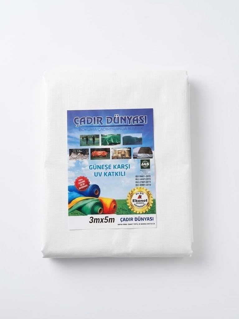 Çadır Dünyası 3x5 Metre Çok Amaçlı Koruma Brandası - Şişme Çadır ve Büyük Çardak Altı Zemin Koruma, UV Katkılı ve Su Geçirmez