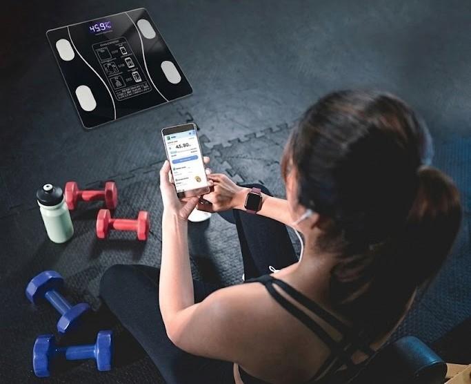 Çadır Dünyası Akıllı Bluetooth Tartı | Vücut Analizli Dijital Baskül – 180 kg Kapasite, Mobil Uygulama Uyumlu, LCD Ekranlı ve Hassas Ölçüm Sensörlü
