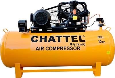 CHATTEL CHT 1255T 1  HAVA KOMPRESÖRÜ 10 HP 12,5 BAR