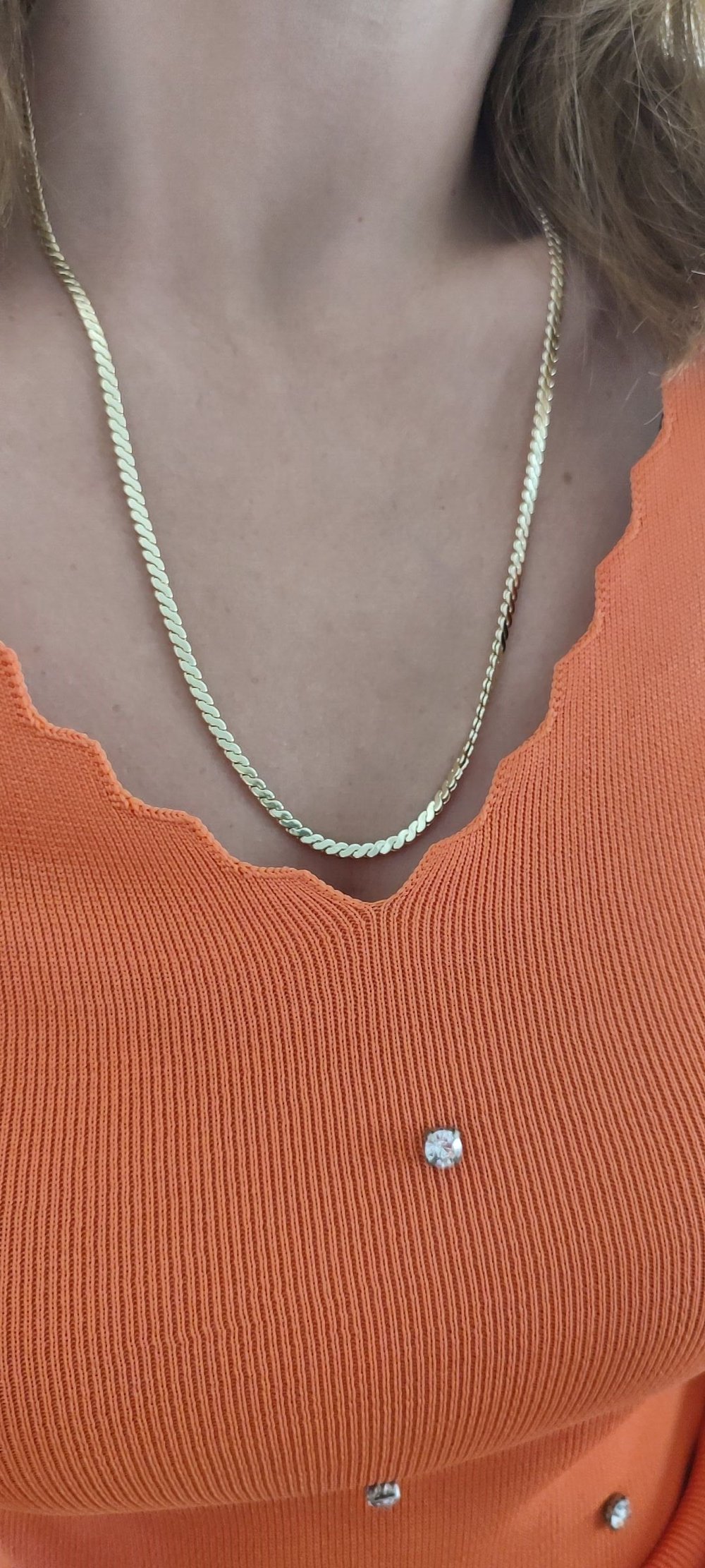 VİP 14K S KOLYE (60 CM)