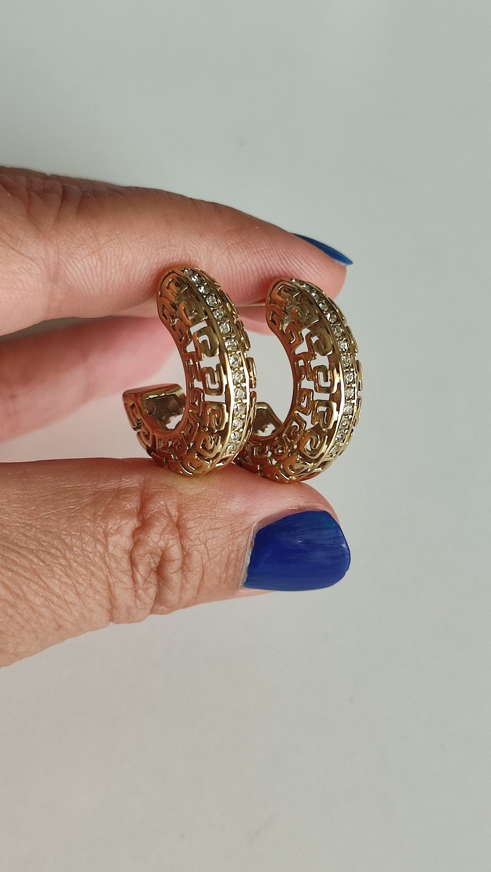 XP GOLD YARIM HALKA KÜPE 