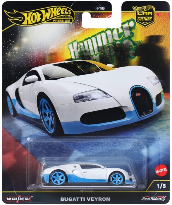 Hot Wheels Premium Car Culture Hammer Drop Bugatti Veyron