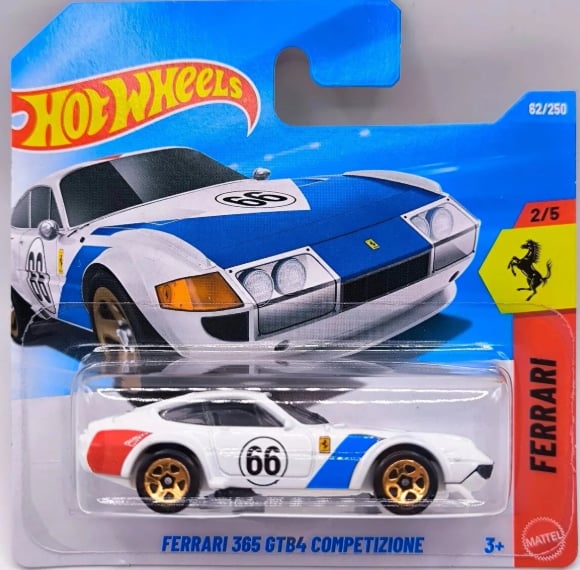 Hot Wheels Regular Ferrari 365 GT4 Competizione 62/250