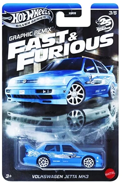 Hot Wheels Uzun Kart FF Graphic Remix Volkswagen Jetta MK3
