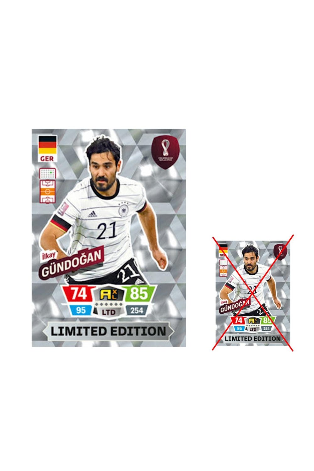 Panini Adrenalyn XL FIFA World Cup Qatar 2022 Büyük Boy Kart XXL Limited Edition İlkay Gündoğan (Germany)