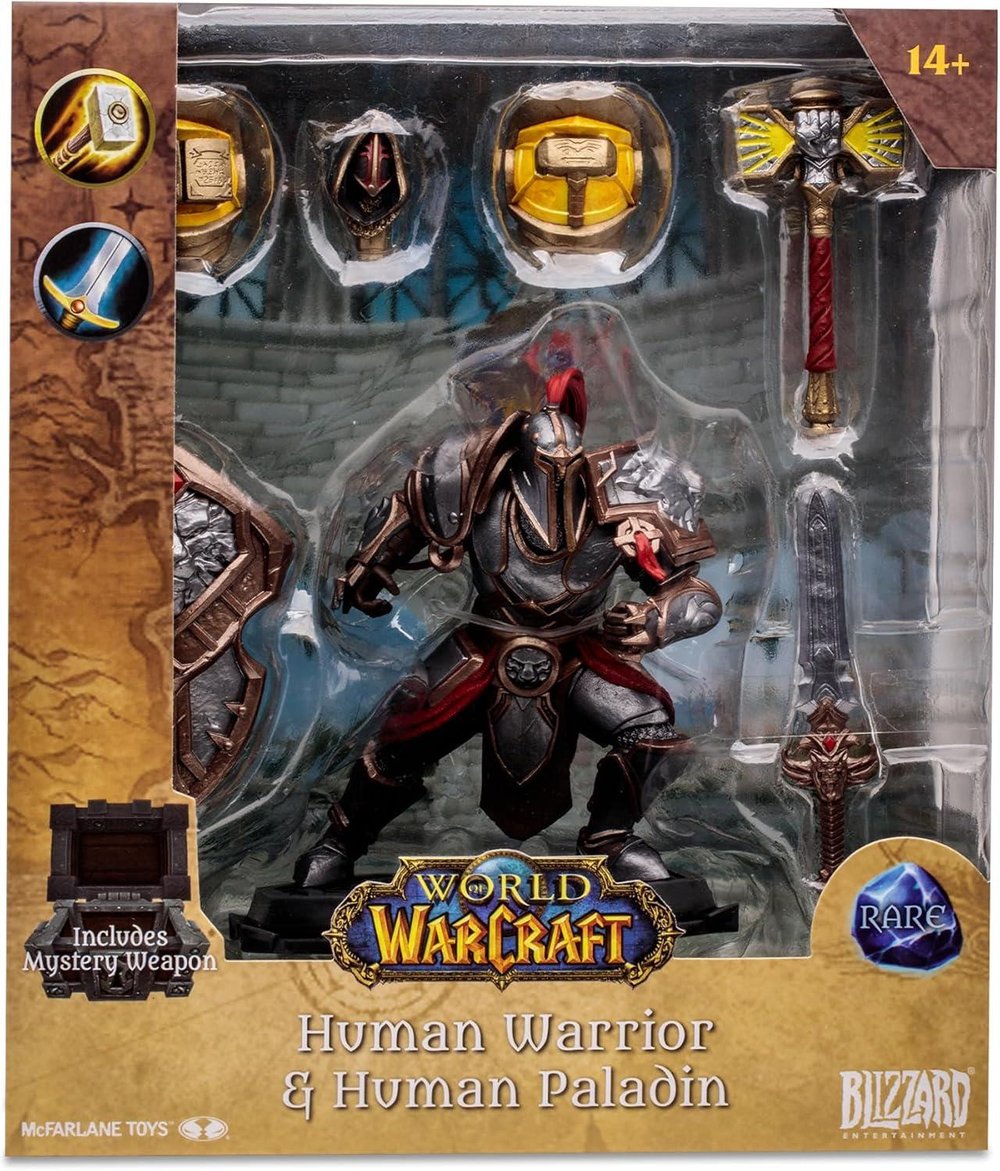  McFarlane Toys - World of Warcraft Human Warrior&Human Paladin
