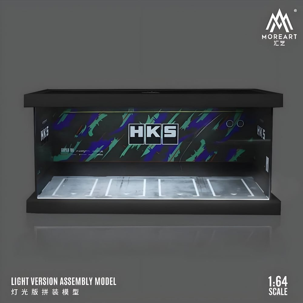  MoreArt 1/64 PARKING LOT SCENE DIORAMA HKS MO960106