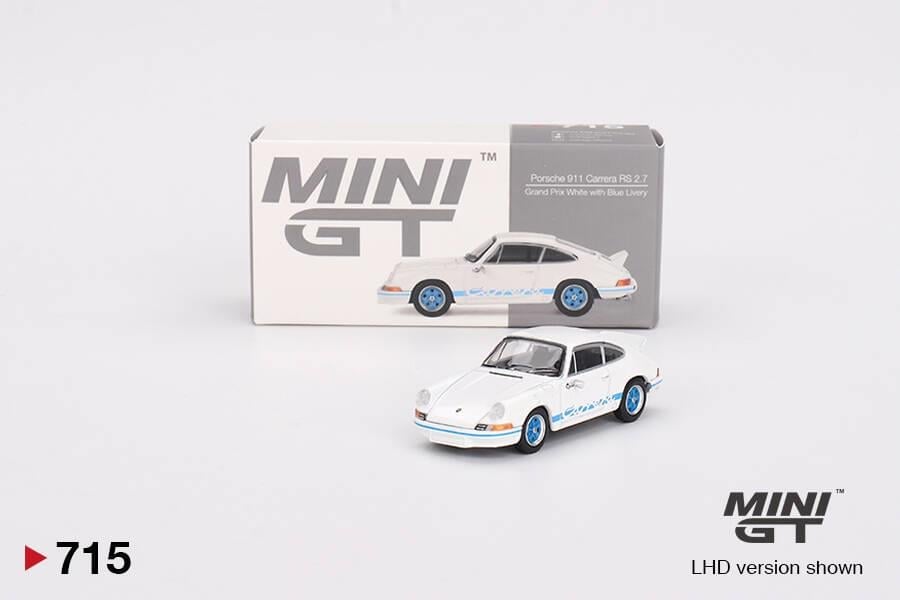  Porsche 911 Carrera RS 2.7 Grand Prix White with Blue Livery