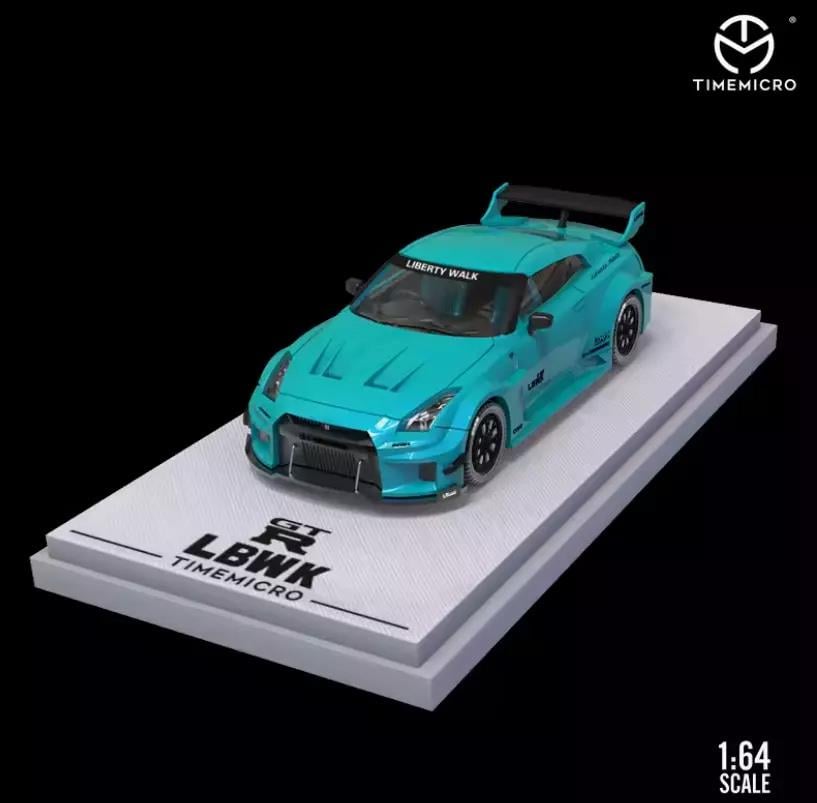  Time Micro 1:64 Nissan GTR3.0 Tiffany Blue