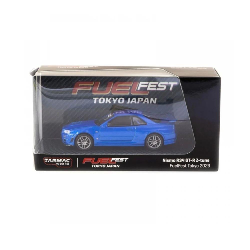 1/64 Nissan Skyline Nismo R34 GT-R Z-tune FuelFest Tokyo 2023 Diecast Scale Model Car