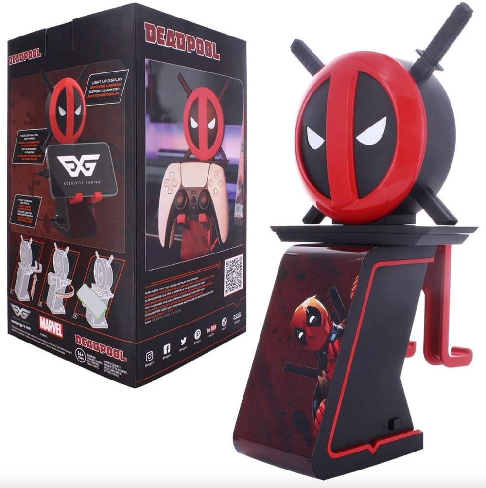 CABLE GUYS Deadpool Dualsense Dualshock Telefon Ve Joystick Tutma Standı