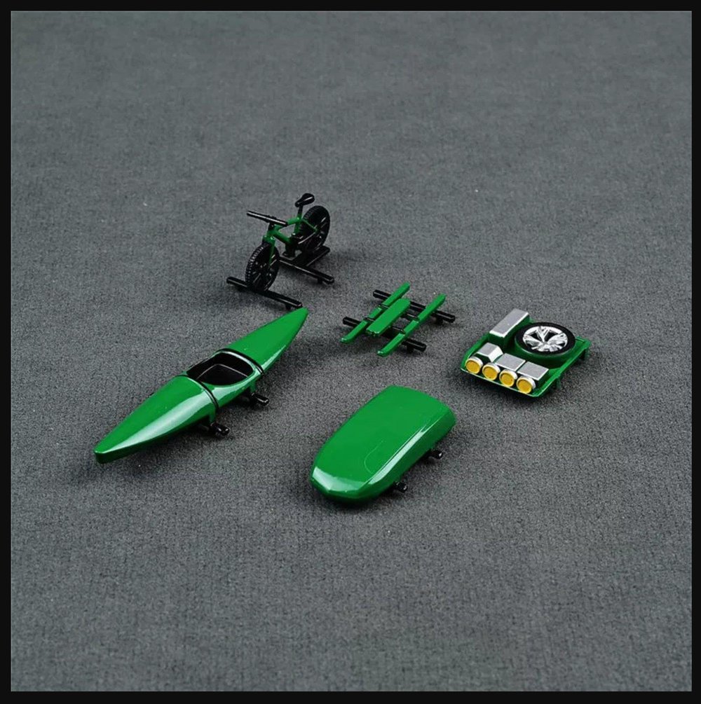 CM Model Accessories Rooftop Set Green
