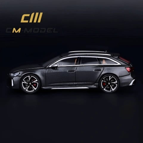 CM Model Audi RS6 Avant Volcanic Silver