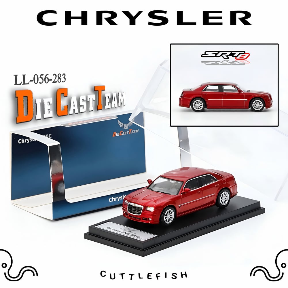 DCT 1/64 Chrysler 300C SRT8 Red (LHD) LL-056-283