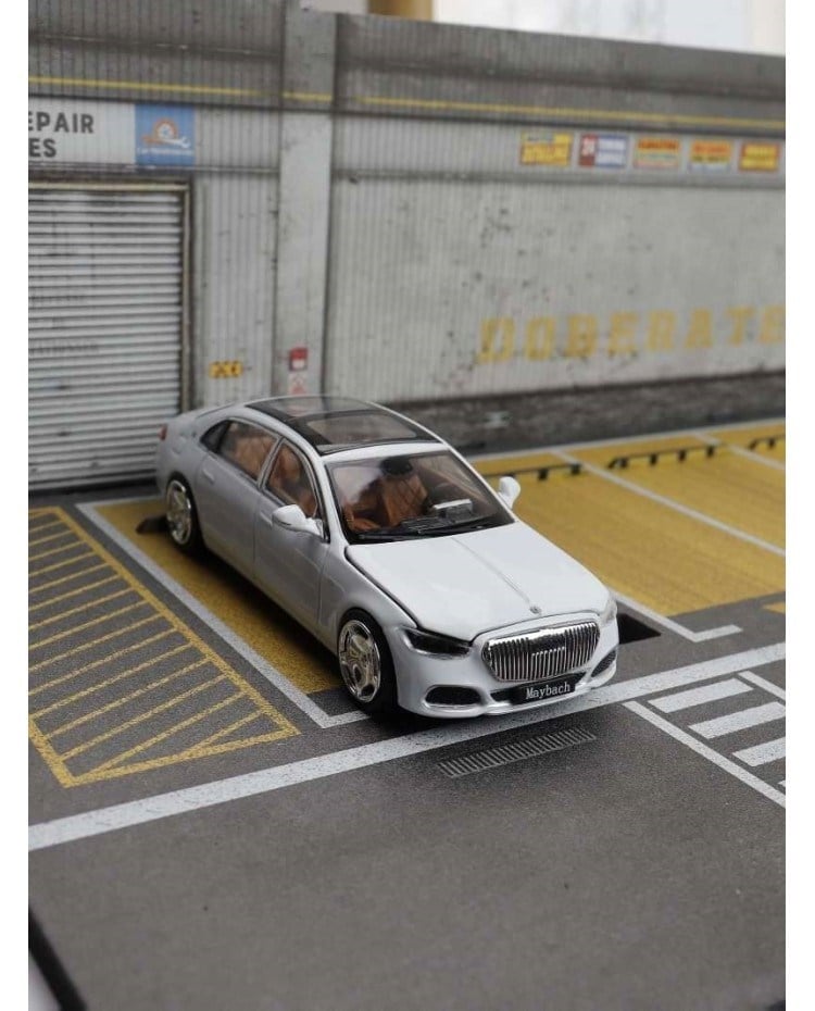 DEcode 1/64 Mercedes Maybach S680 Luxury Cars DE6447002 White