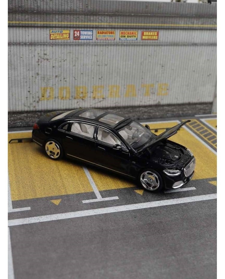 DEcode 1/64 Mercedes Maybach S680 Luxury Cars DE6447001 Black