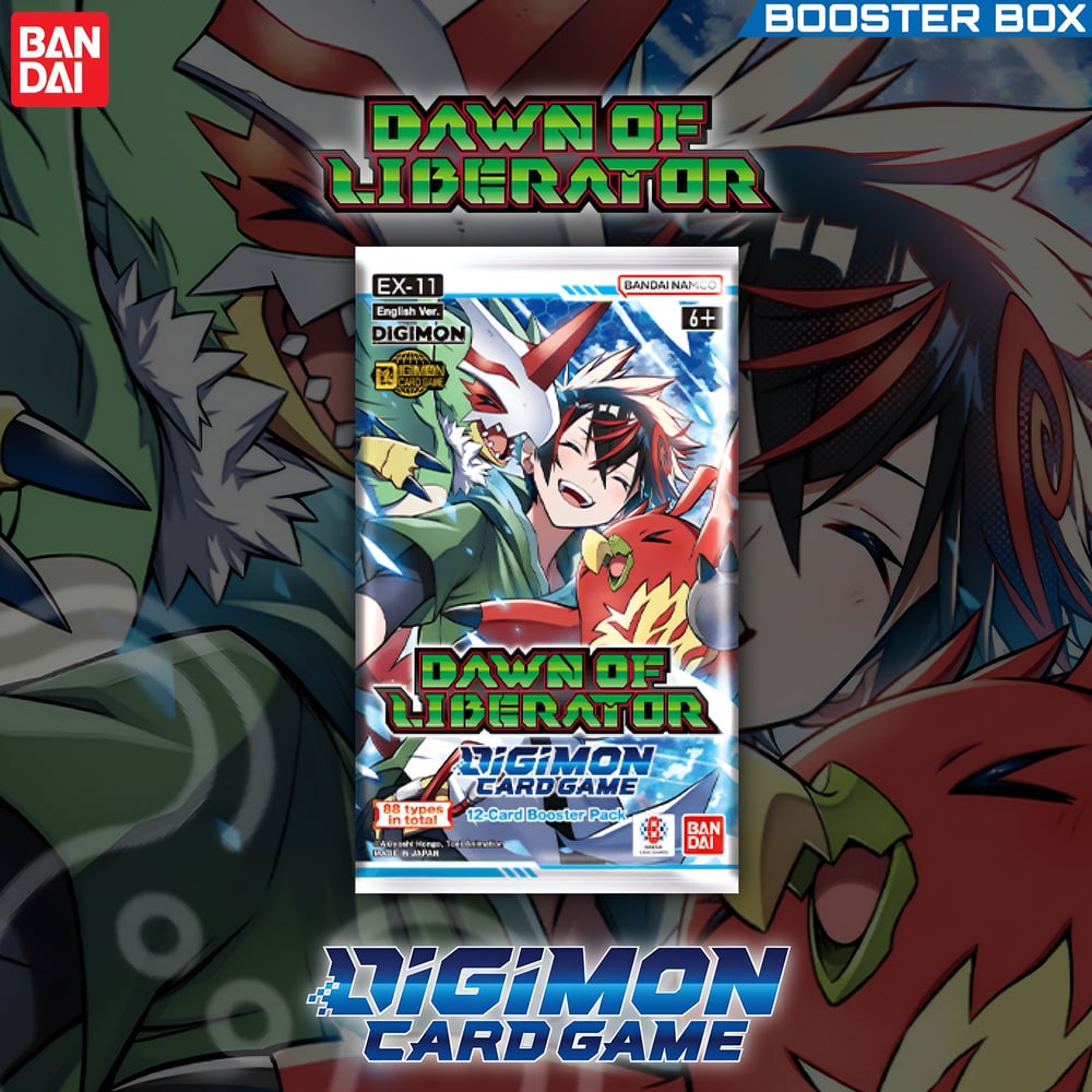 Digimon TCG Dawn of Liberator Booster Box (EX11) - 24 Packs