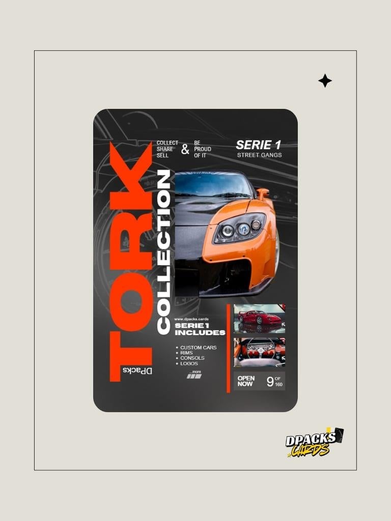 DPacks TORK COLLECTION Kartları Series 1 