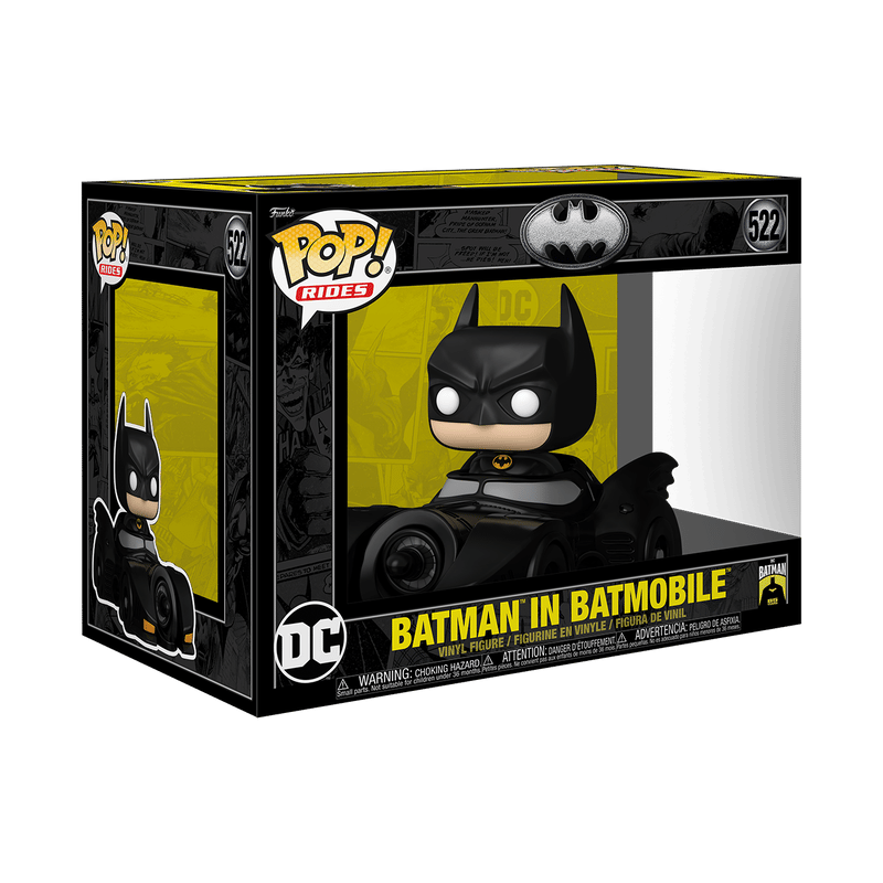 Funko POP! DC COMICS// Batman In Batmobile (1989) No: 522
