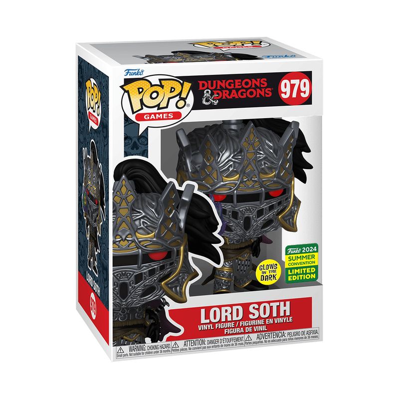 Funko POP! DUNGEONS & DRAGONS //Lord Soth (GLOWS IN THE DARK)  Convention Limited Edition No: 979