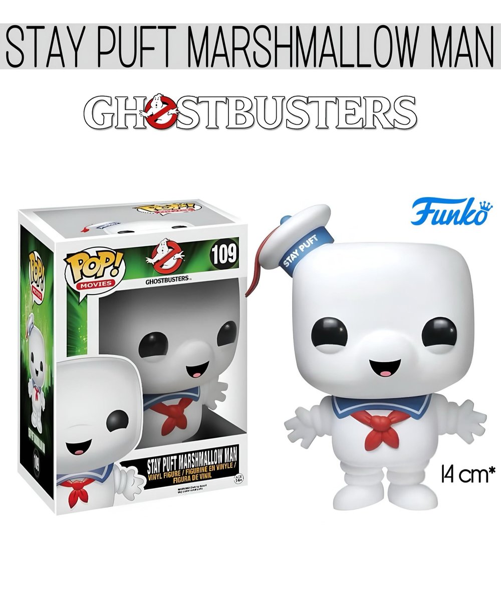 Funko Pop Ghostbusters Stay Puft - Marshmallow Man //109 (14 cm)