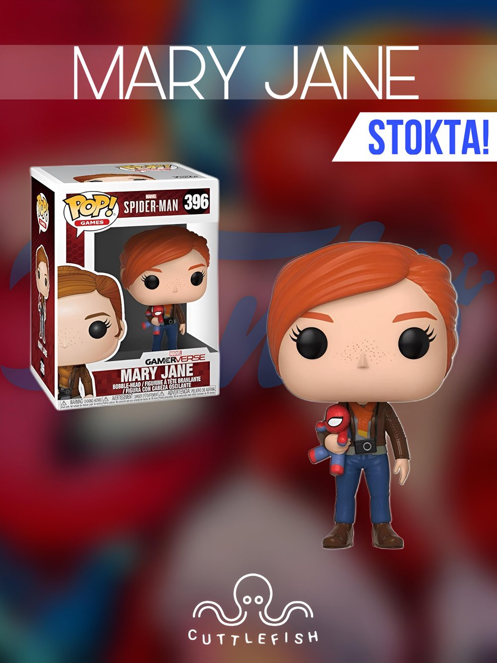 Funko Pop Marvel Spider Man Mary Jane 396