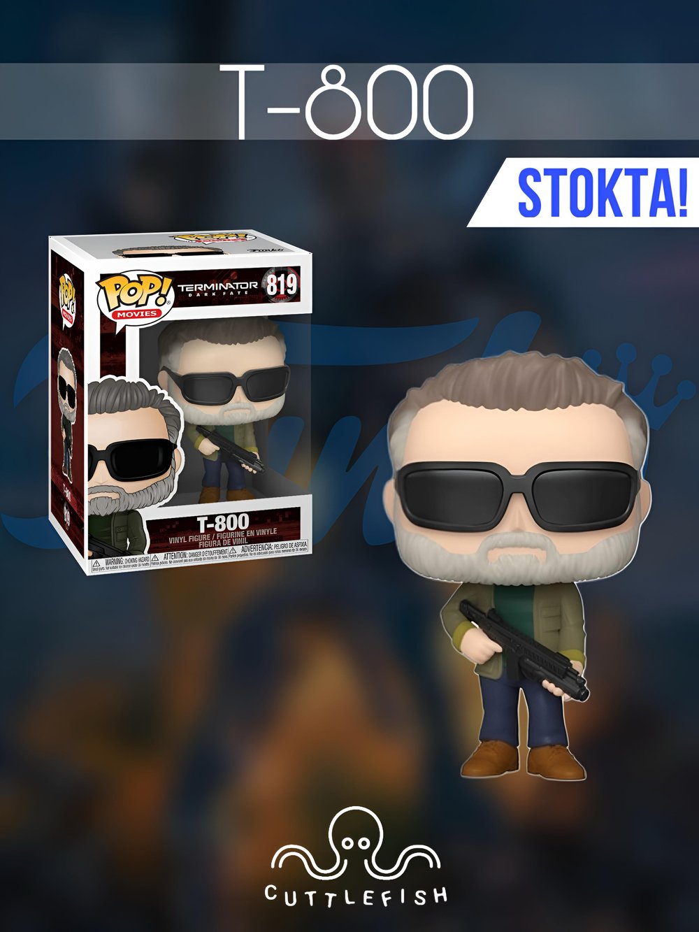 Funko POP Movies: Terminator Dark Fate - T-800 No:819