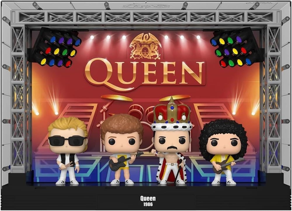 Funko POP! Queen - Wembley Stadium, Roger Taylor, John Deacon, Freddie Mercury, Brian May