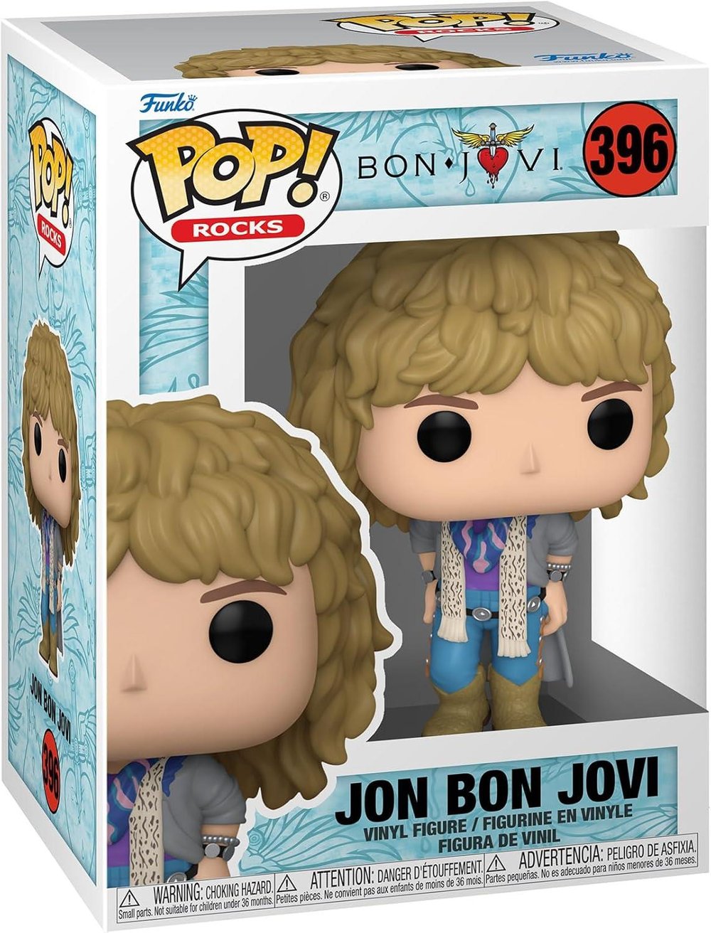 Funko POP! ROCKS// Jon Bon Jovi (1980's) No: 396