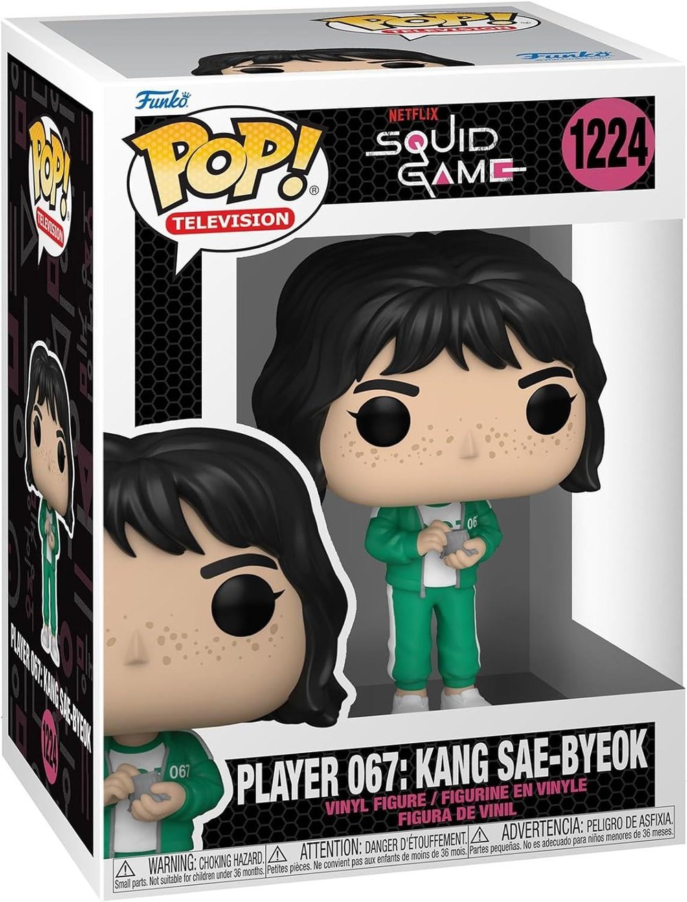 Funko POP! SQUID GAME// Player 067 Kang Sae-Byeok No: 1224