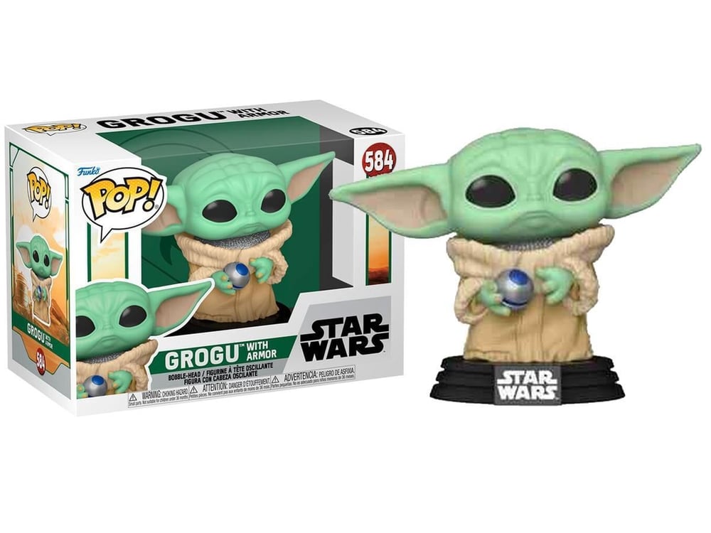 Funko Pop Star Wars: Book Of Boba Fett - Grogu With Armor No:584