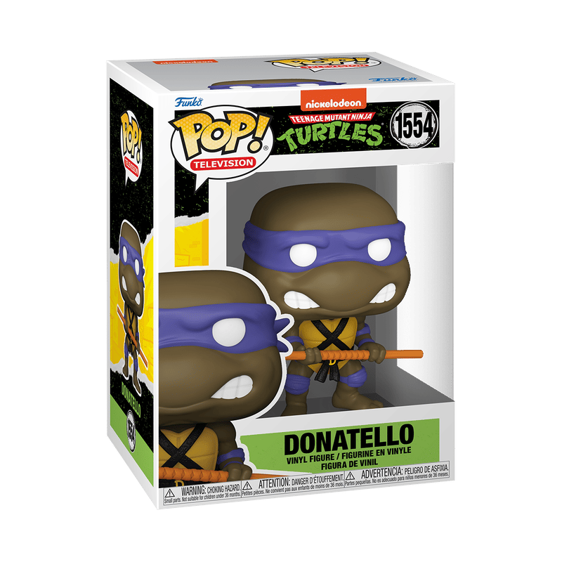 Funko POP! TEENAGE MUTANT NINJA TURTLES // Donatello (Classic) No: 1554