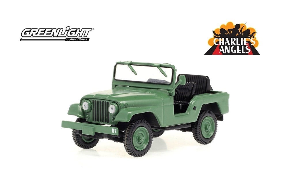 Greenlight 1:43 1952 Willys M38 A1 Dark Green Charlie's Angels