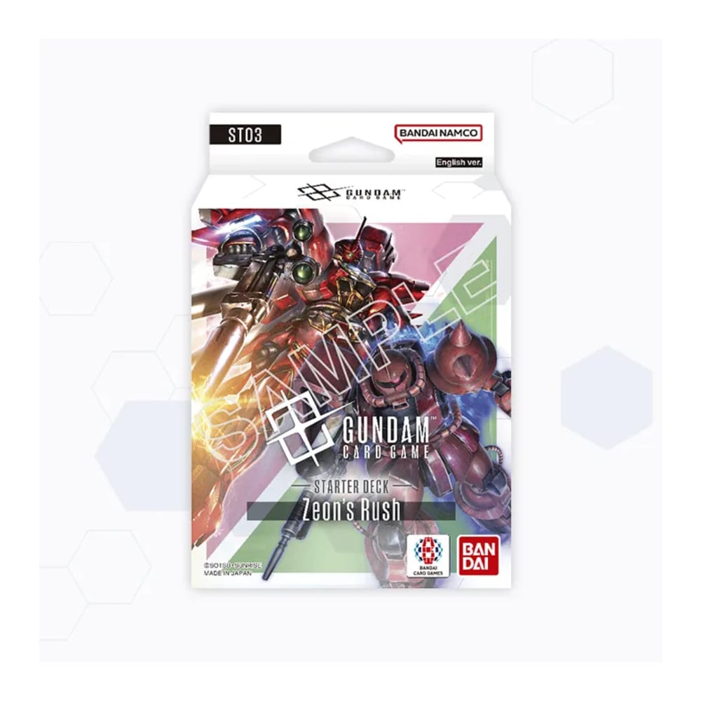 Gundam Card Game Zeons Rush [ST03] Starter Deck