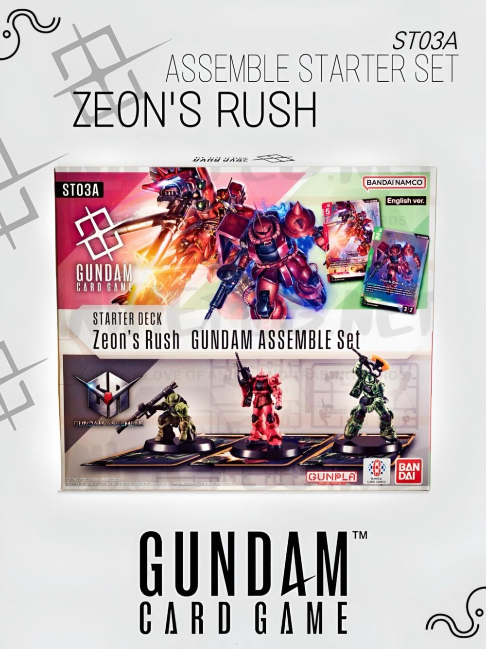 Gundam TCG: Assemble Starter Set Zeon's Rush ST03A