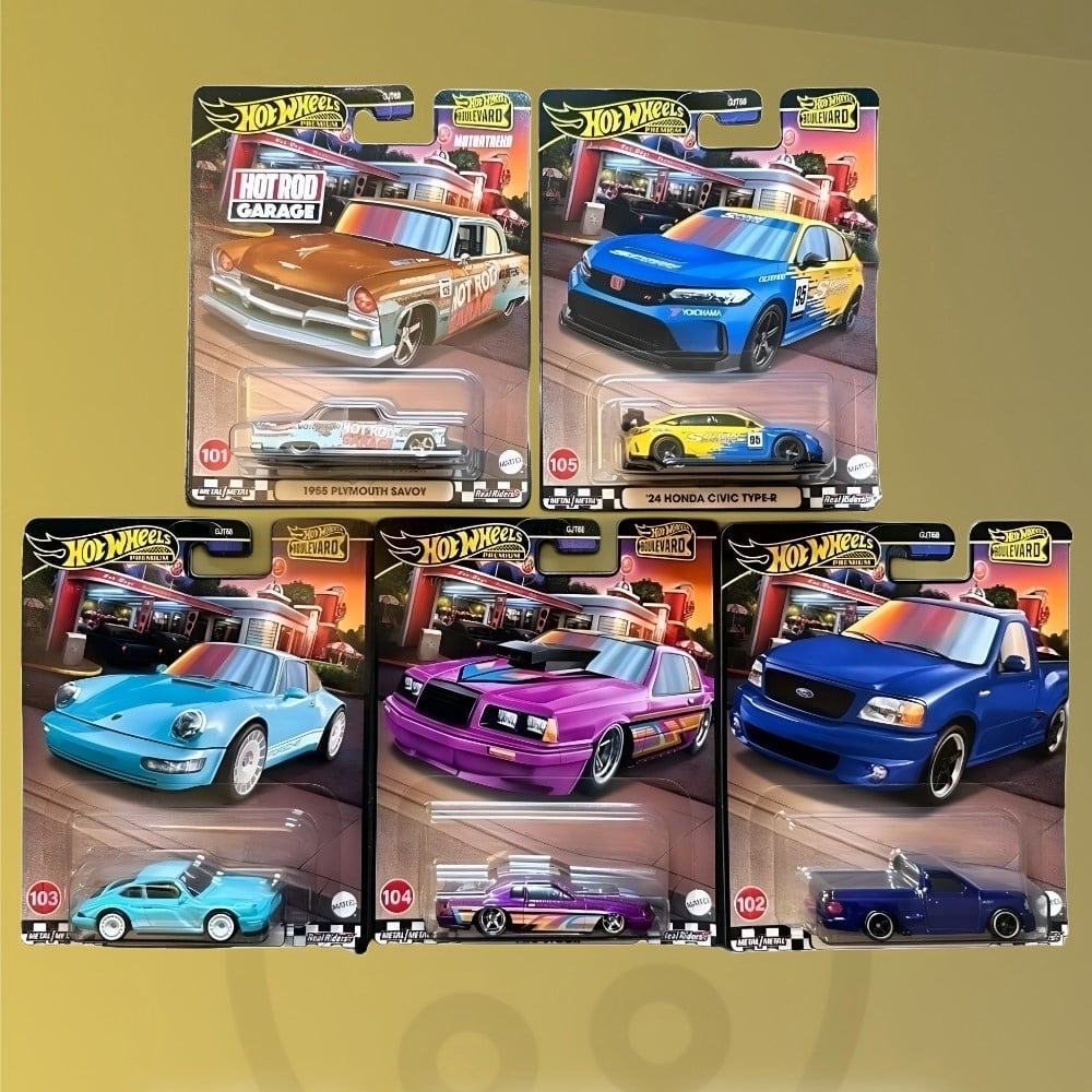 Hot Wheels Premium Boulevard Series 5'li Set (101-105) – GJT68 | 1:64