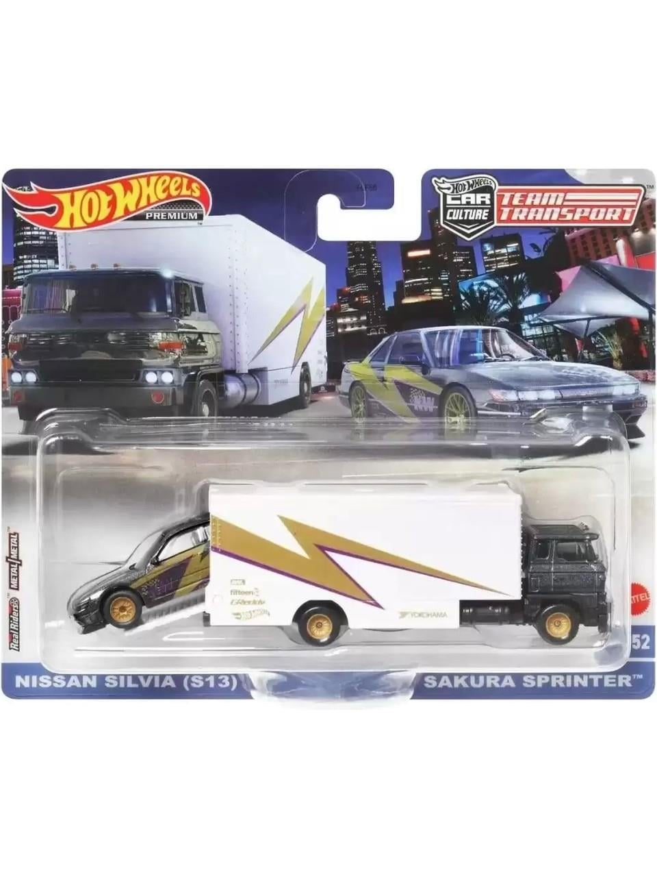 Hot Wheels Team Transport Nissan Silvia Sakura Sprinter