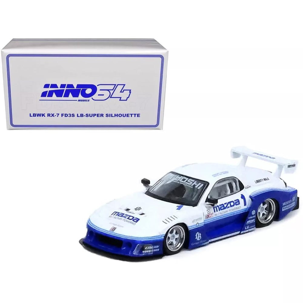 Inno 1/64 MAZDA RX7 FD3S LB-SUPER SILHOUETTE Hong Kong Toy Car Salon 2024 